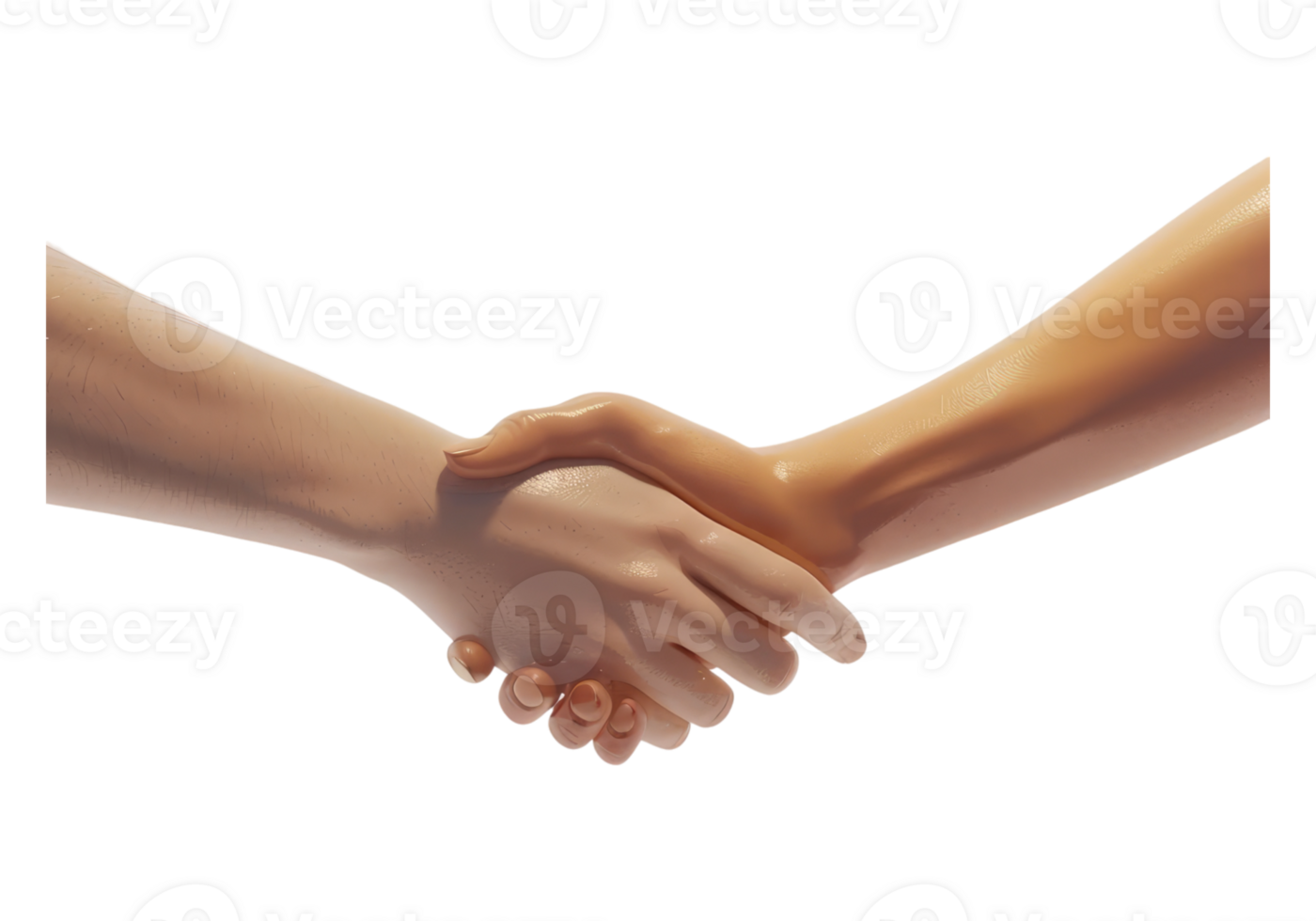 Handshake isolated, transparent background, , cutout. png