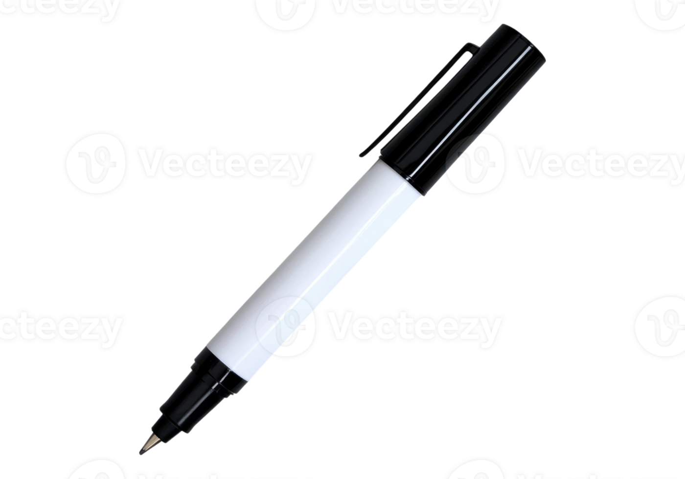 Photo of dry eraser marker . Transparent background. Isolated . png
