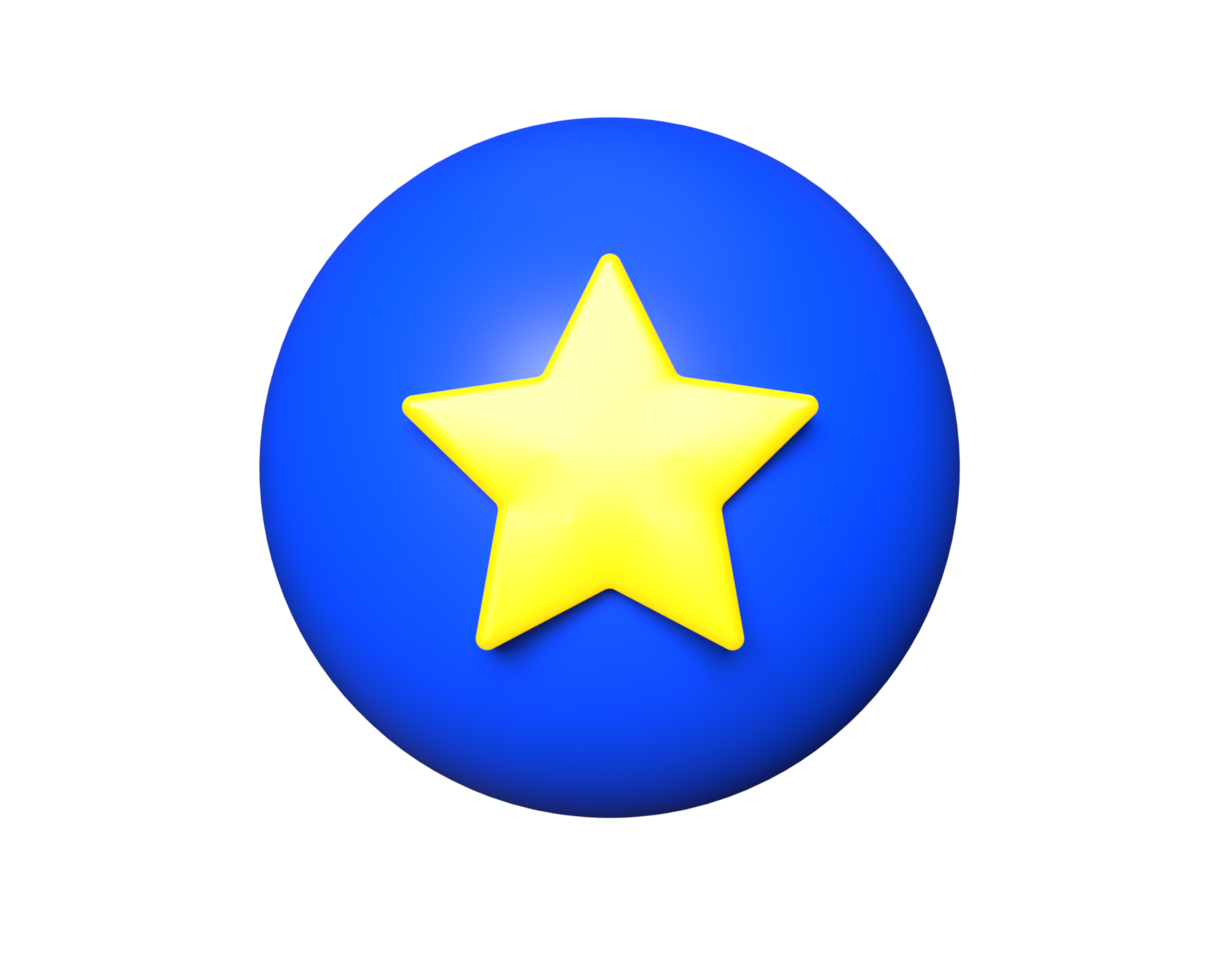 Star icon review sign, feedback rate web button png