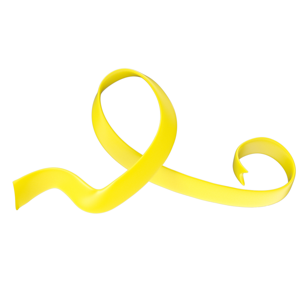 3d rendered socialmedia icon comemorative yellow png