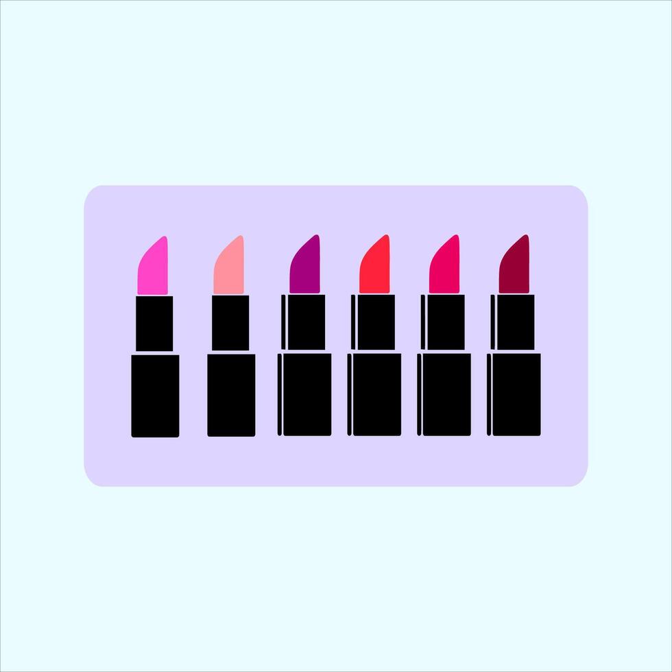 lipstick icon vectors illustration