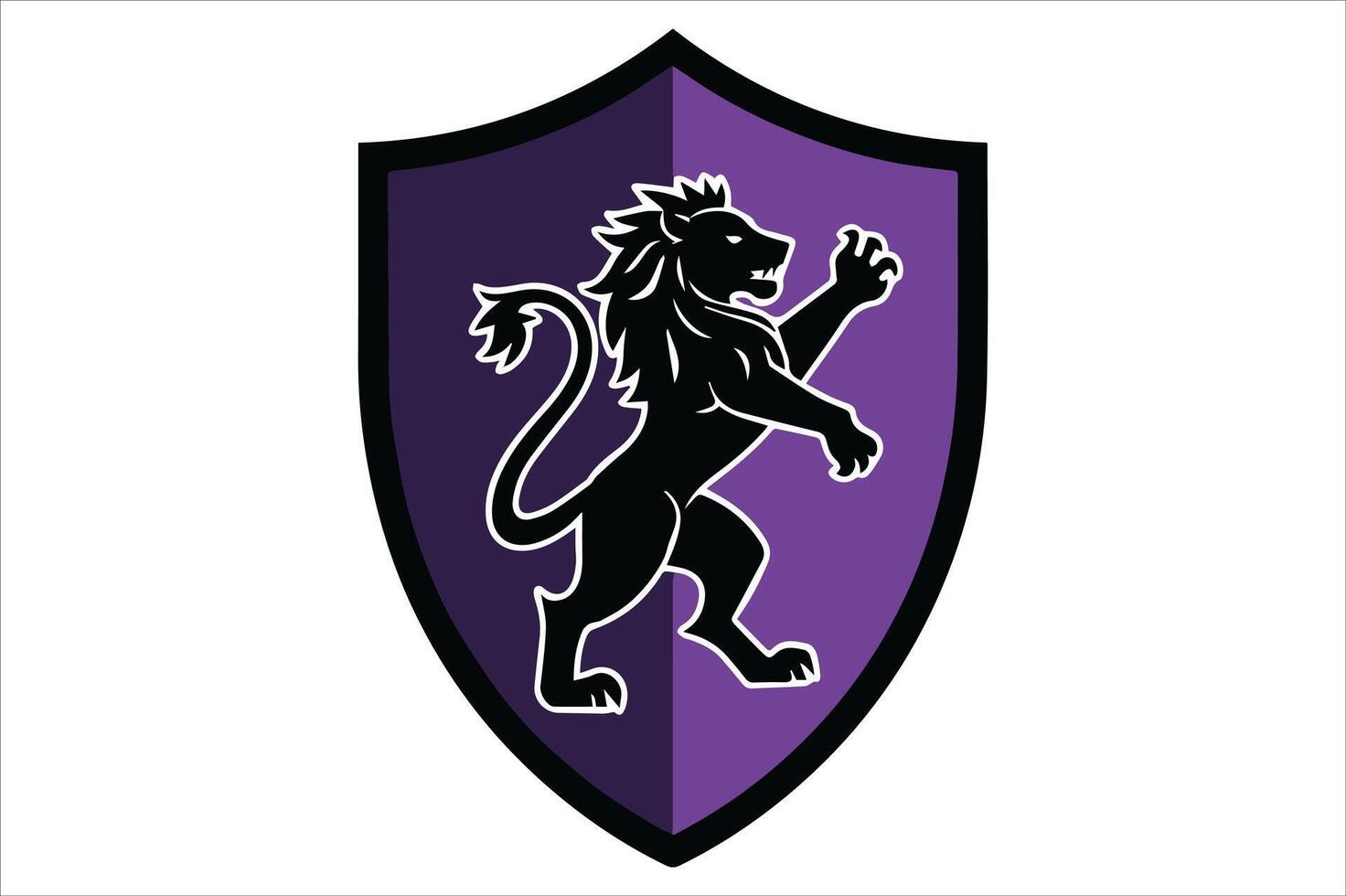 A lion mascot logo design vector