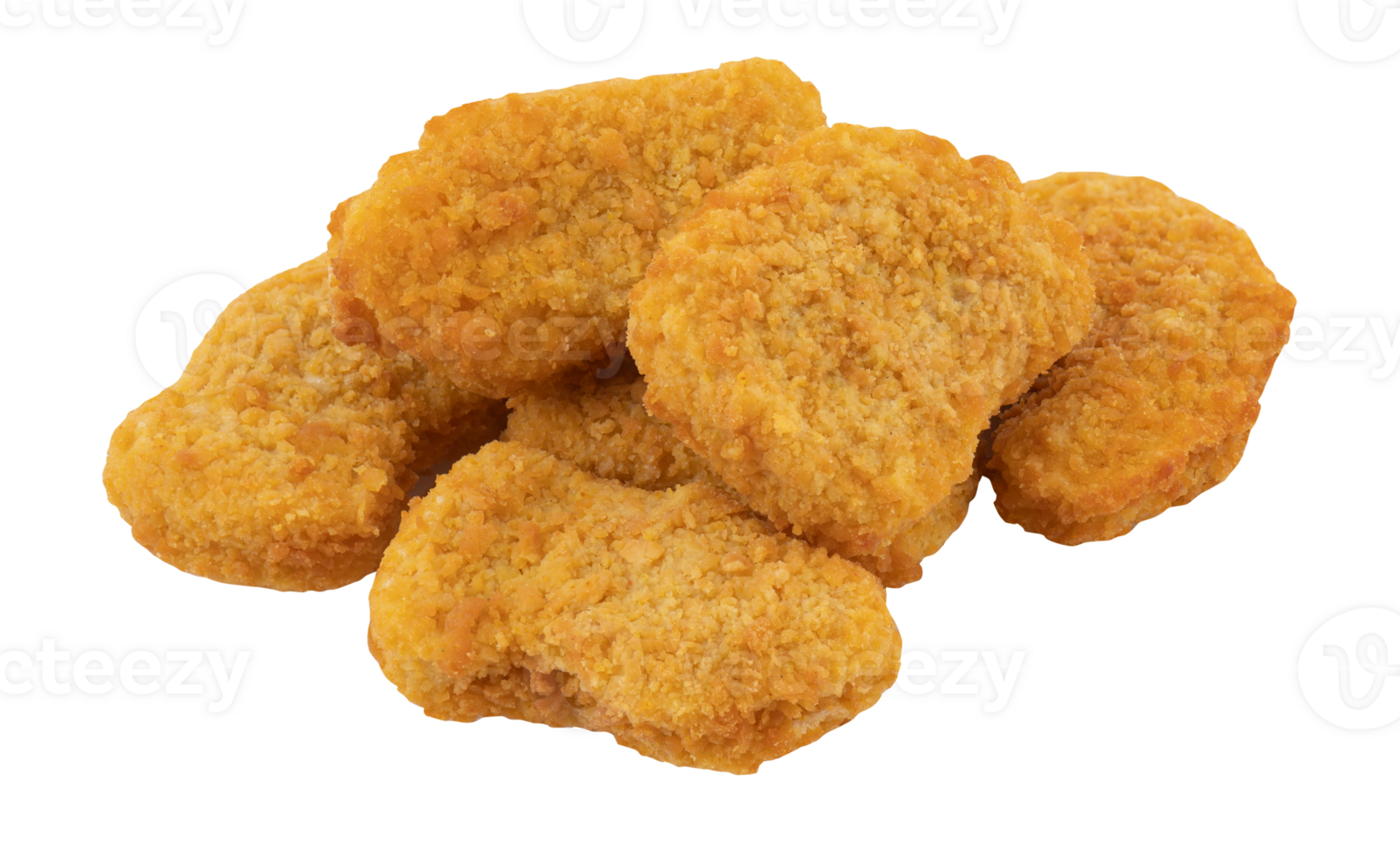Crispy Chicken cut out isolated transparent background png