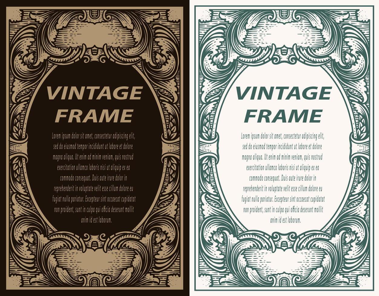 antique border engraving, scalable and editable illustration vector