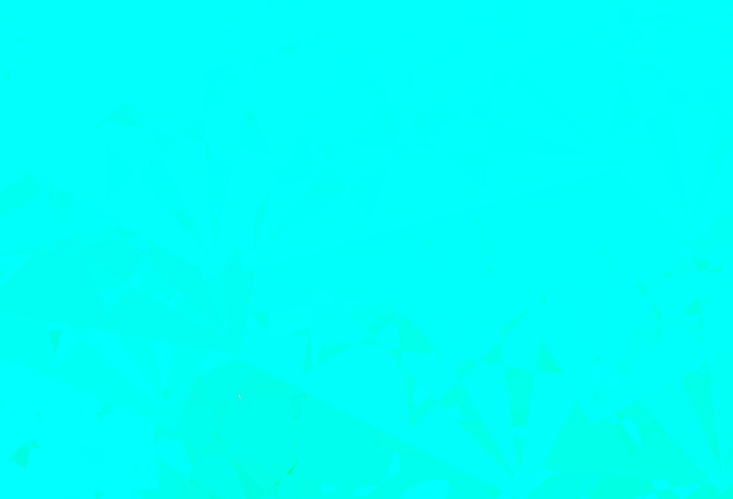 Light Green pattern with polygonal shapes. vector
