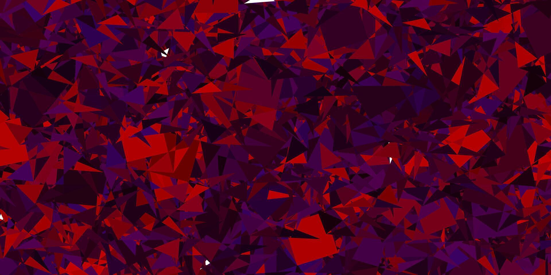 Dark Blue, Red layout with triangle forms. vector