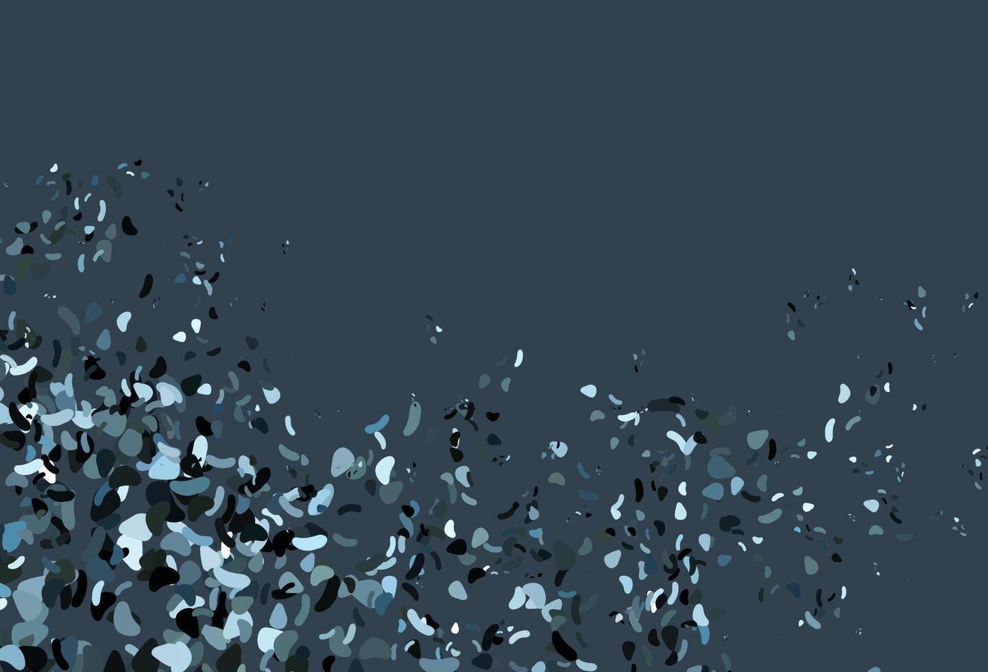 Light Blue, Green background with abstract forms. vector