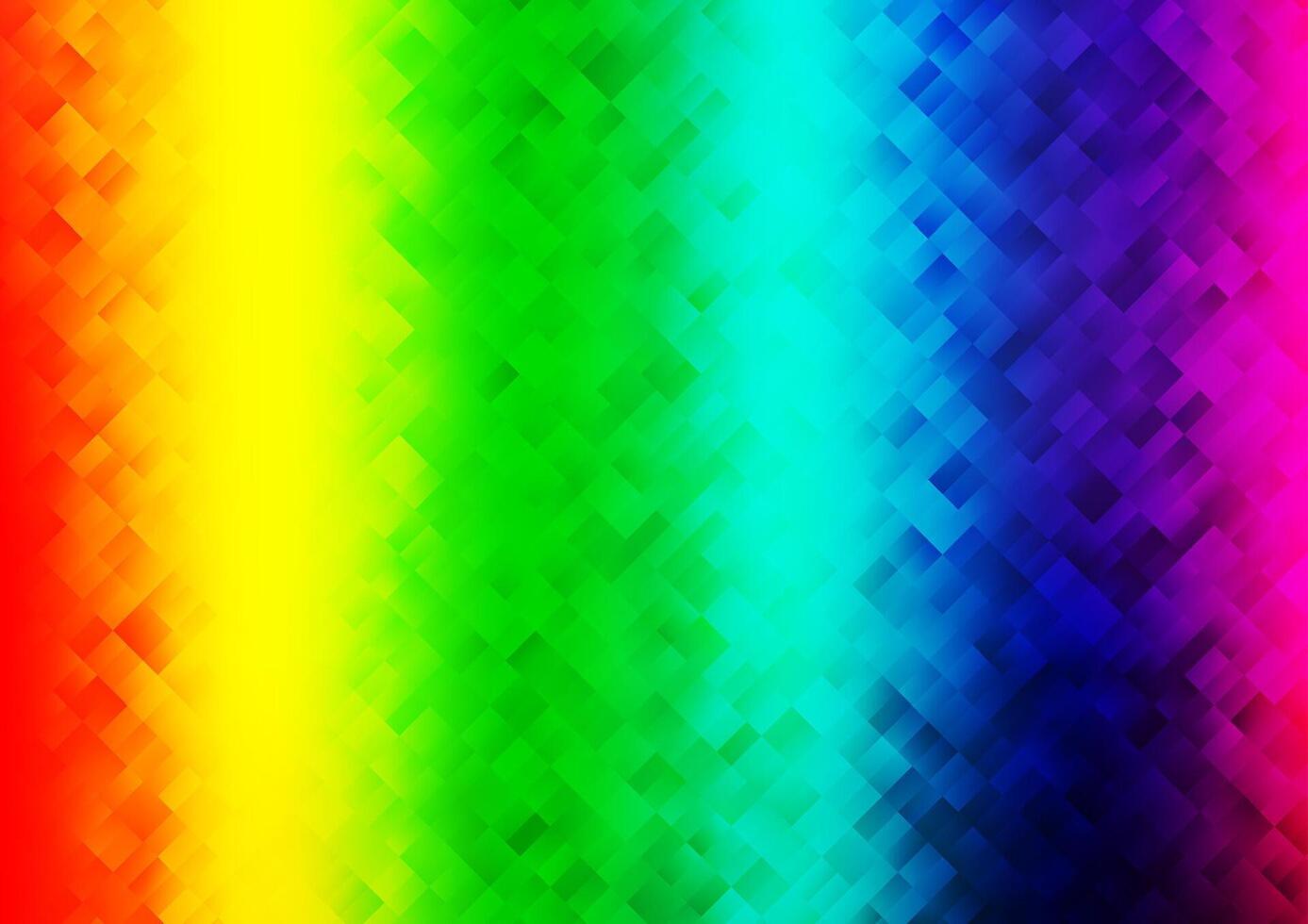 Light Multicolor, Rainbow texture in rectangular style. vector