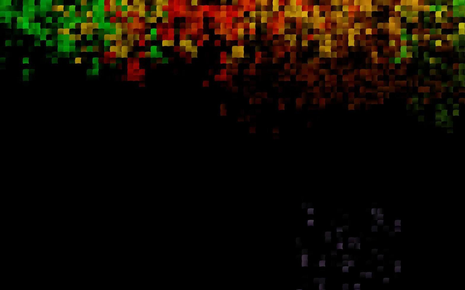 Dark Multicolor, Rainbow pattern in square style. vector