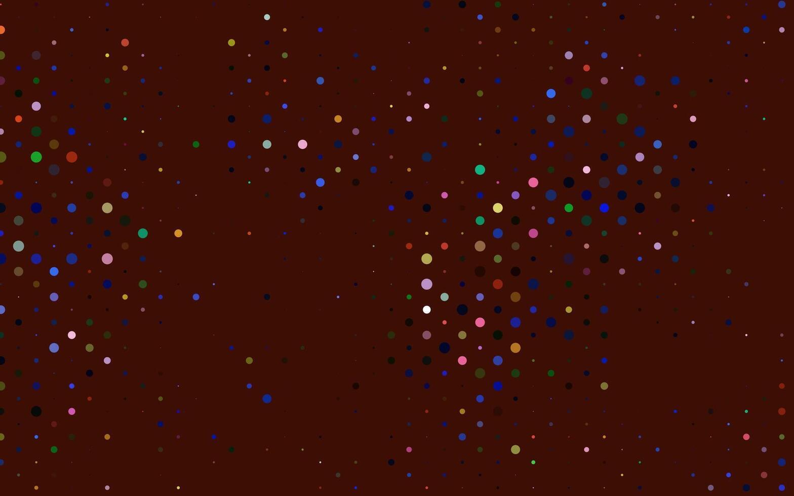 Light Multicolor, Rainbow template with circles. vector