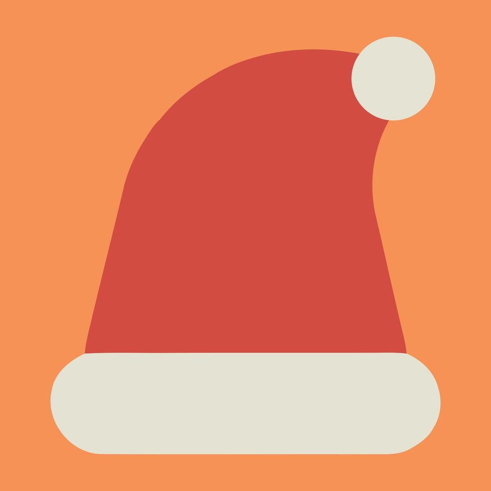 Santa Claus cap Icon vector