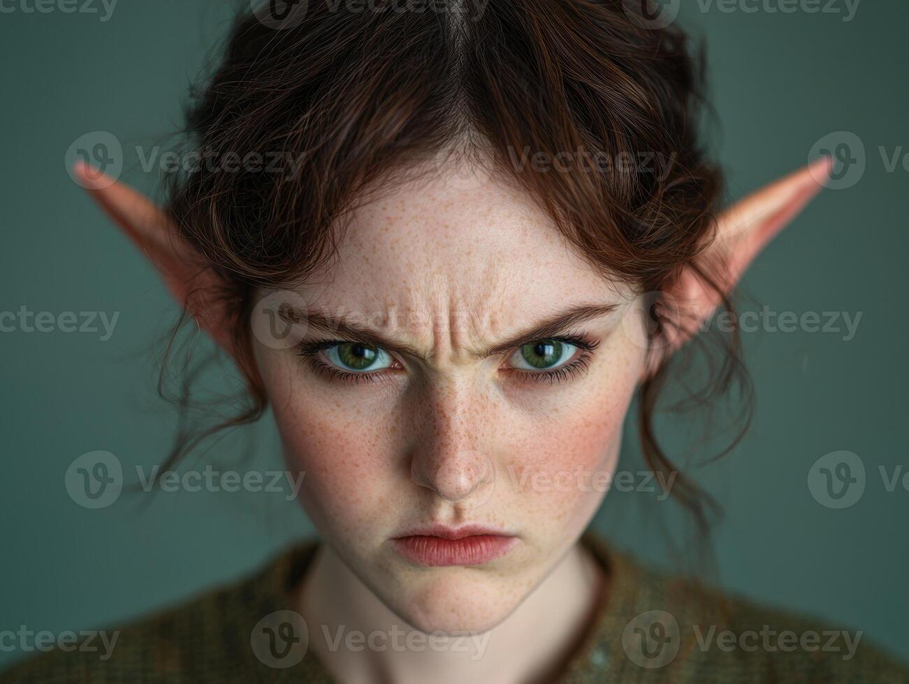 Intense Gaze of Mysterious Creature photo