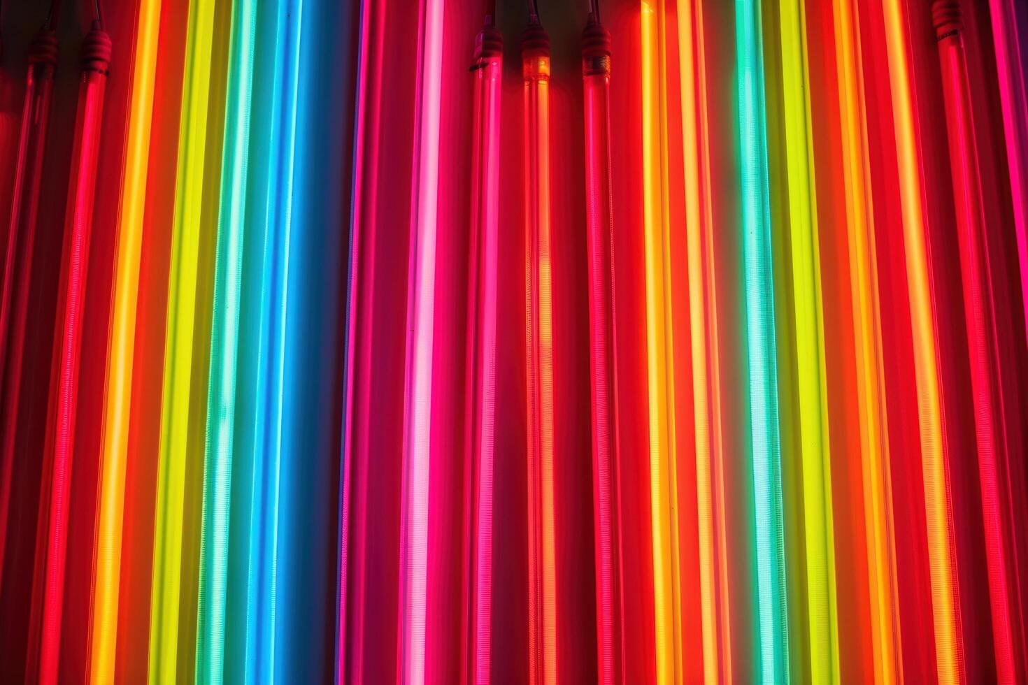 Vibrant Neon Lights Abstract Background photo