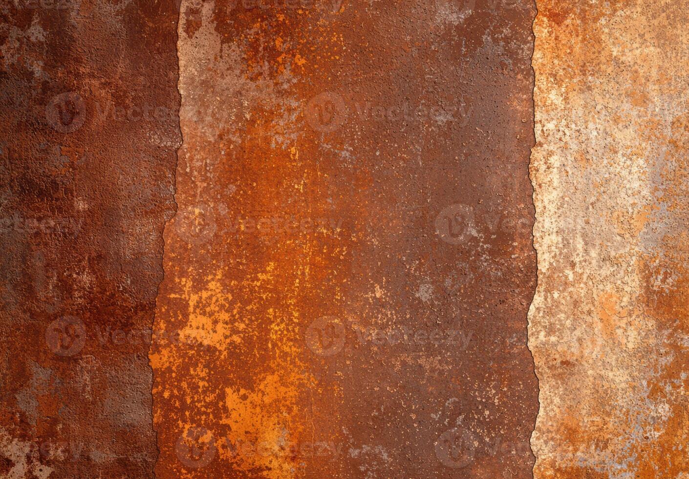 Rusty metal surface with textured patterns photo