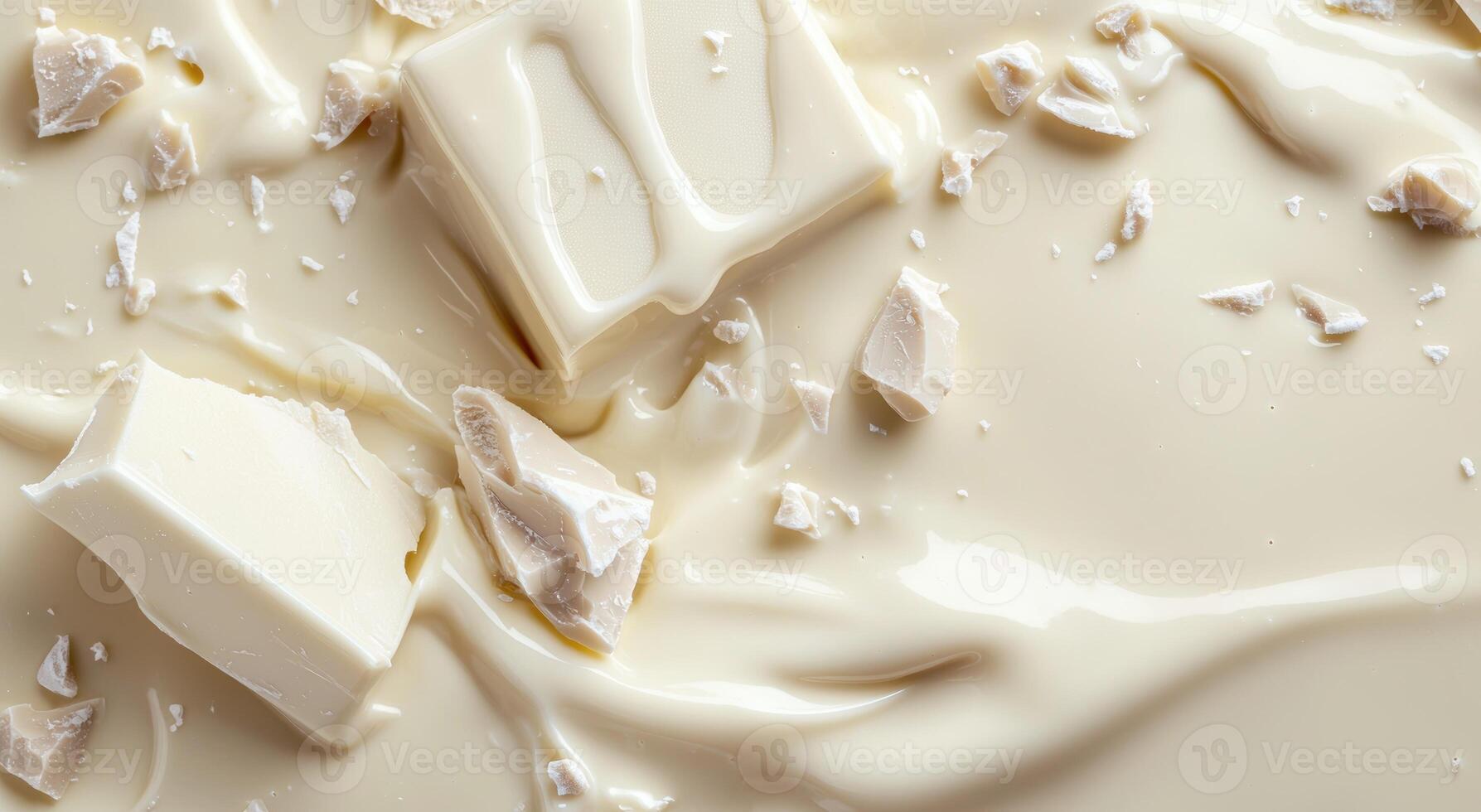 Creamy white chocolate background photo
