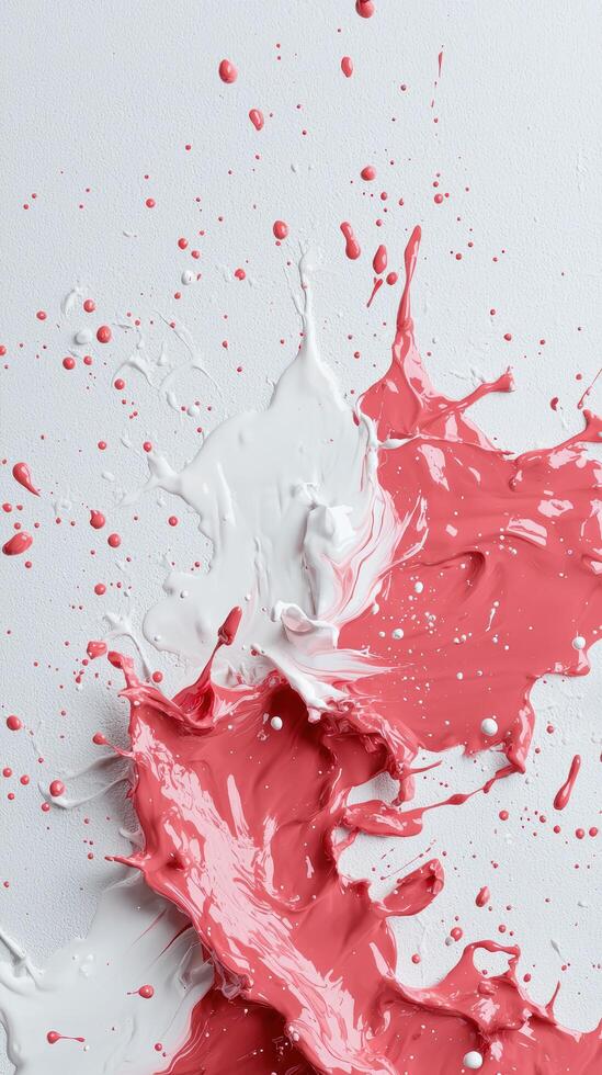 Vibrant paint splash photo