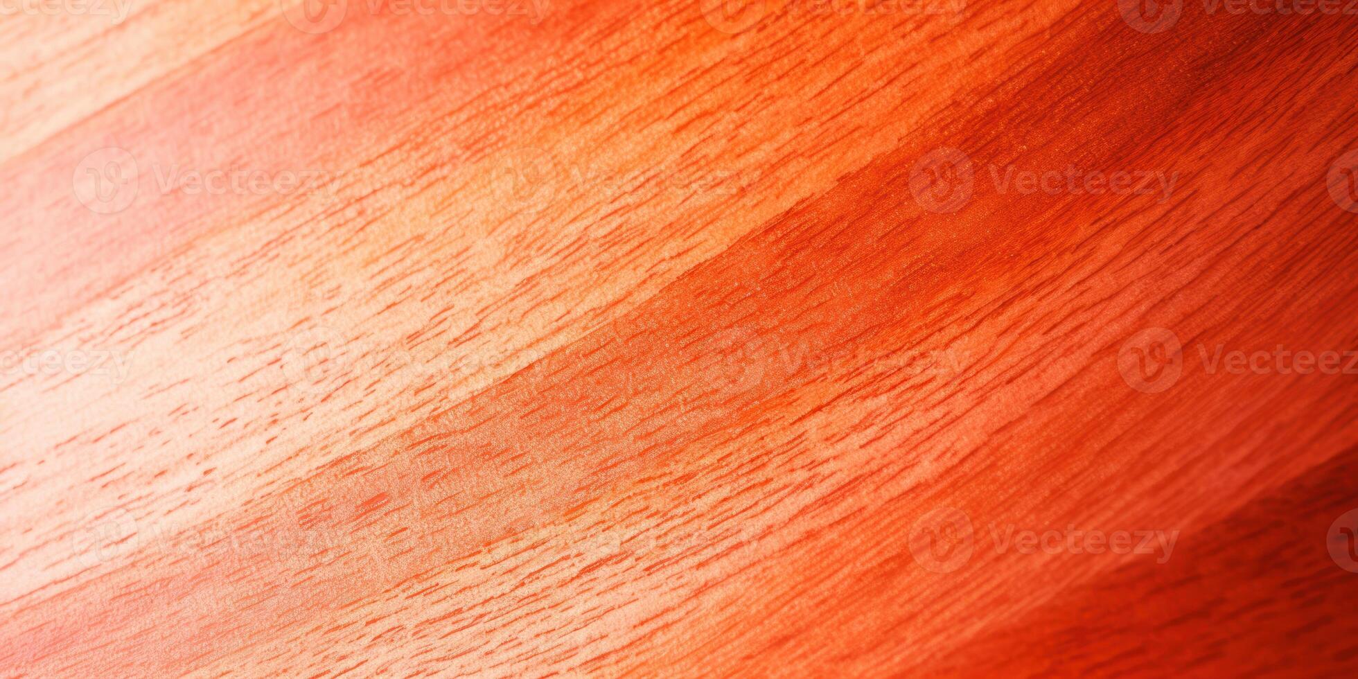 Vibrant orange wood grain texture photo