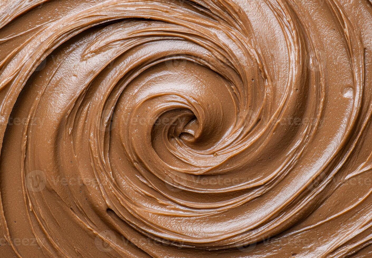 Swirling chocolate texture photo