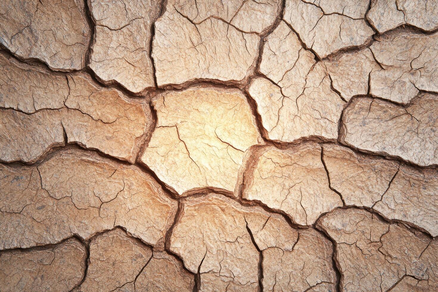 Cracked dry earth texture background photo