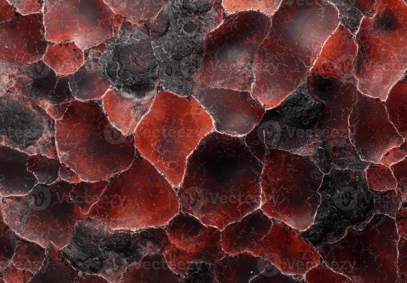 Vibrant red and black marble texture background photo