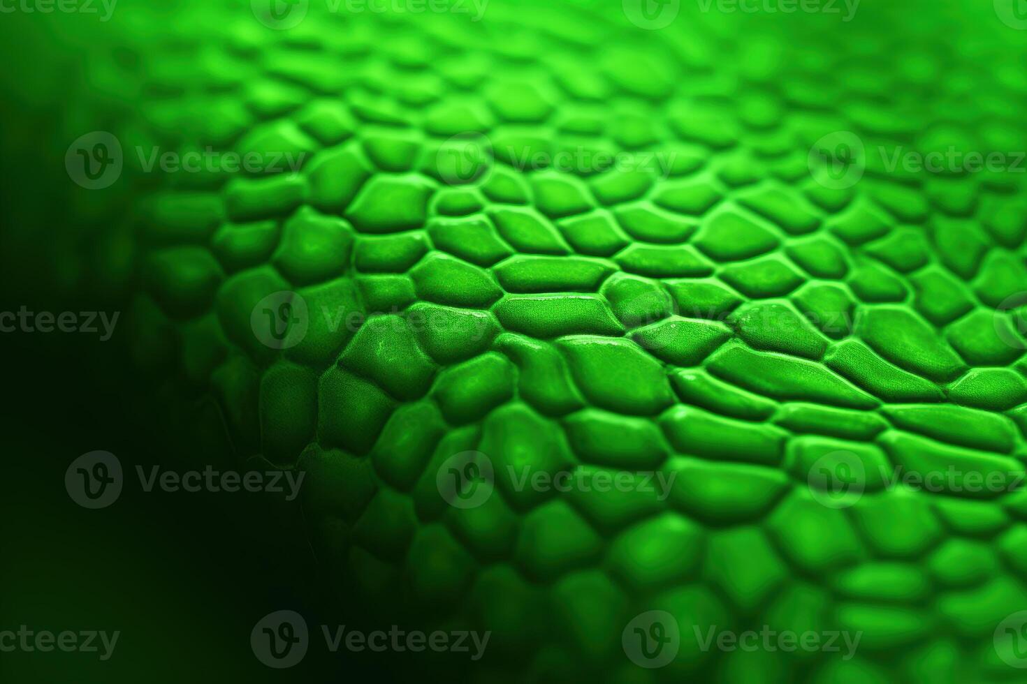 Vibrant green reptile skin texture photo