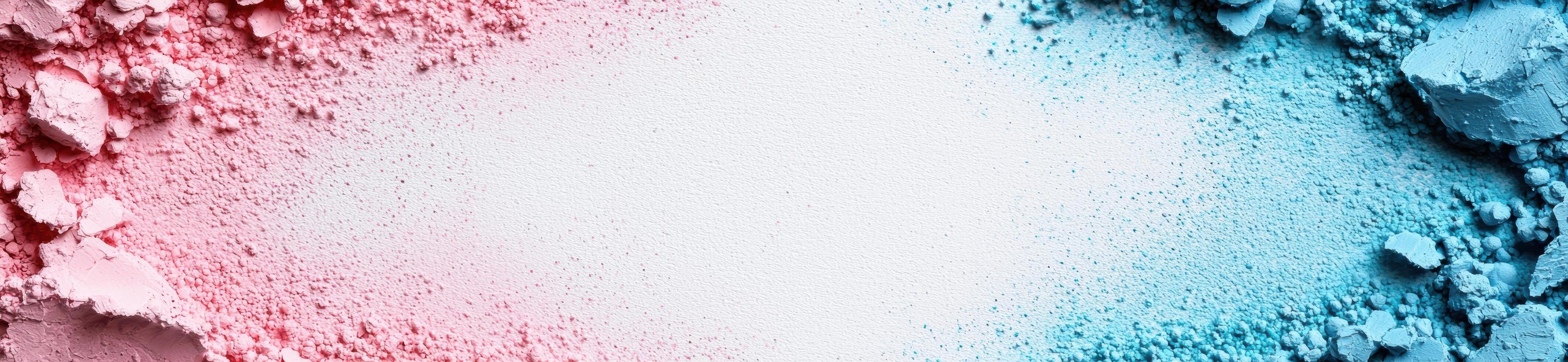 Colorful makeup powder abstract background photo