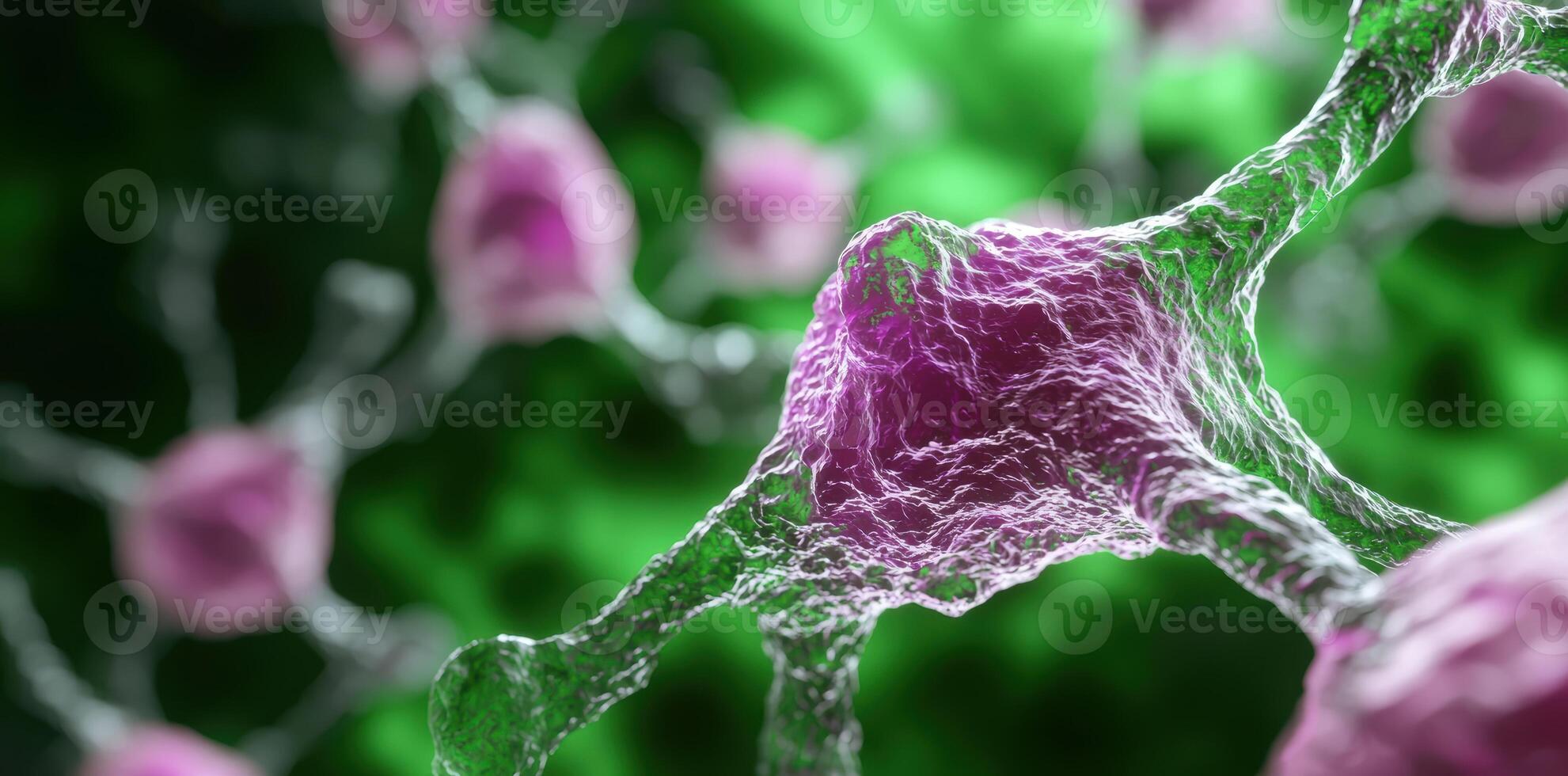 Intricate neural network structure photo