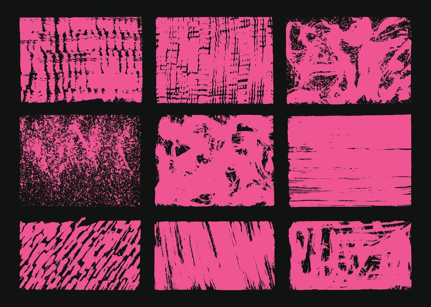 Abstract paint overlay background bundle. Hand drawn painting graphic element set. Suitable for artistic illustration. vector