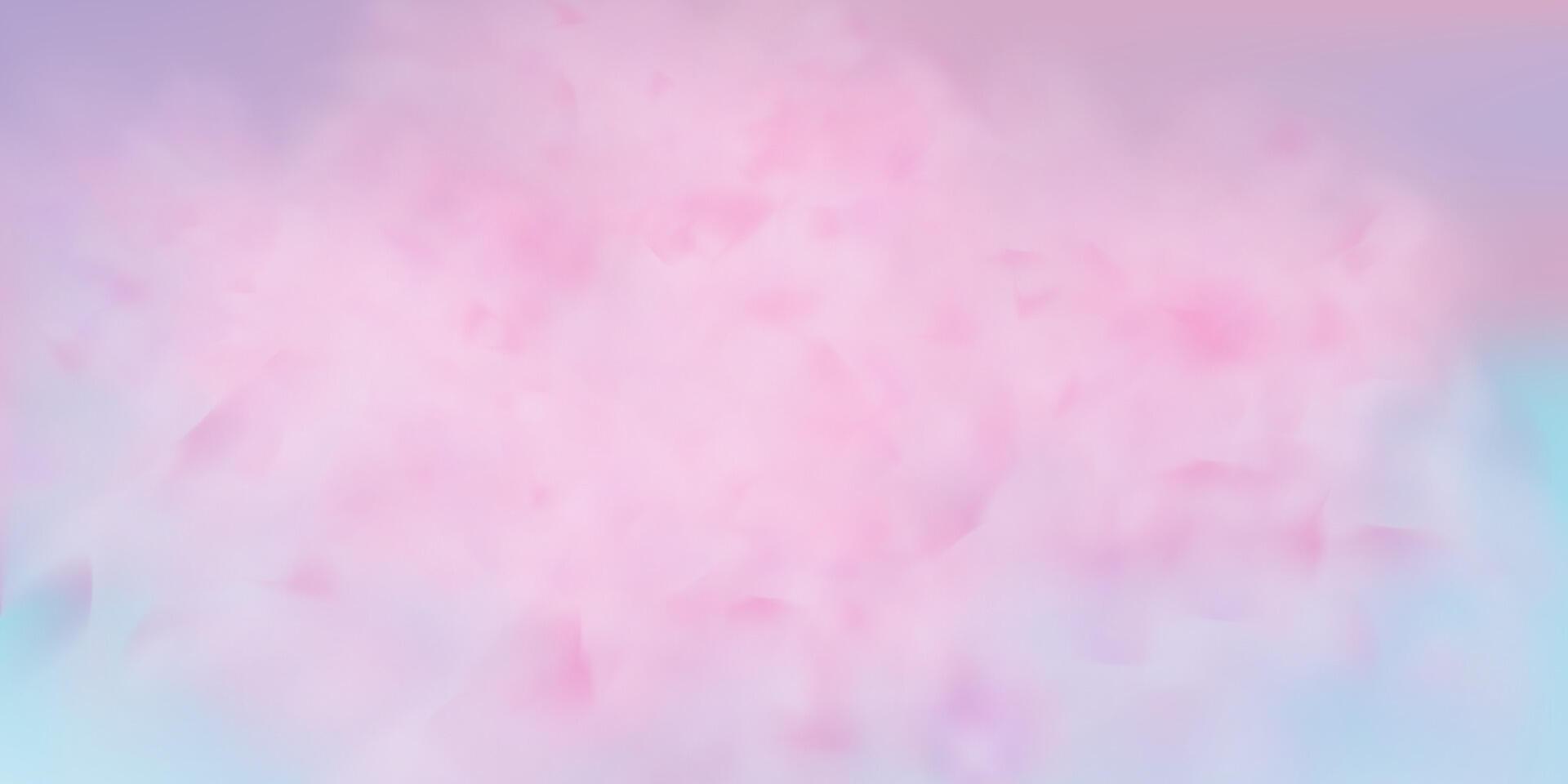 Abstract background of pink and blue clouds. Dawn in summer or spring. vector