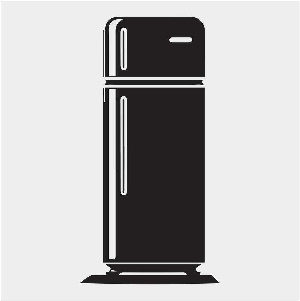 Essential Freezer Refrigerator Design for Stock Collections vector