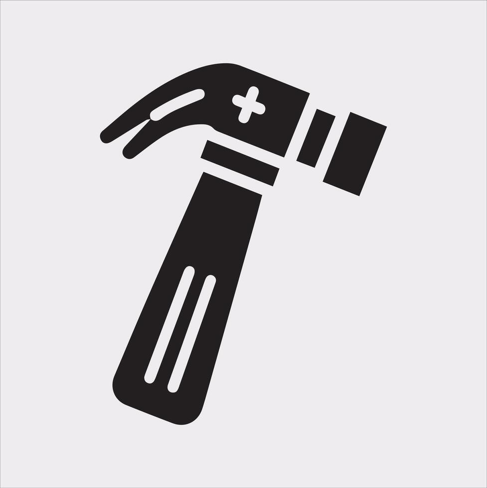 Striking Hammer Illustration for Your Design Needs vector