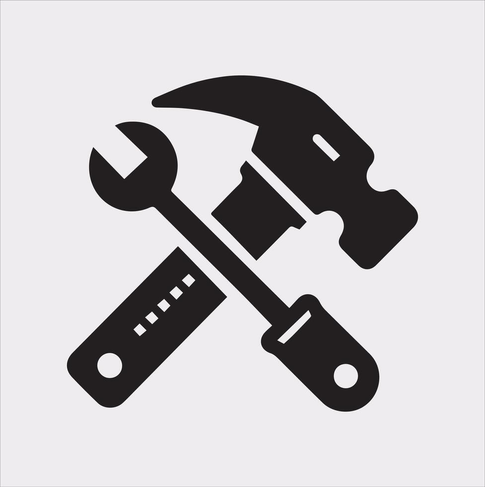 Eye-Catching Hammer Art for Graphic Design Inspiration vector
