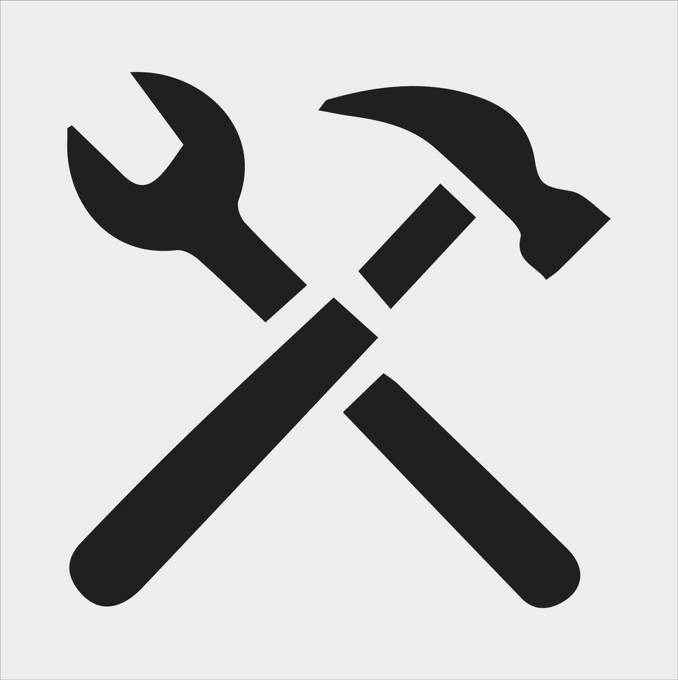 Contemporary Hammer Art for Graphic Enthusiasts vector