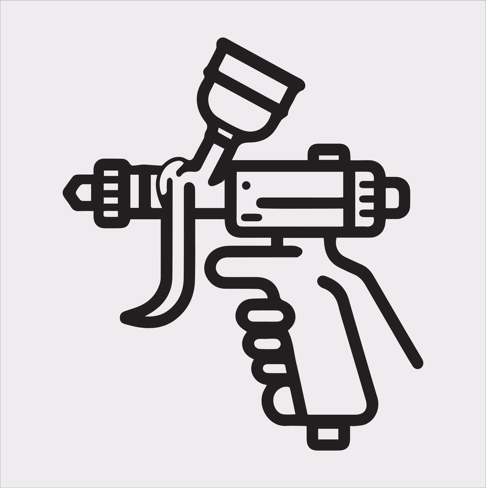 Unique Paint Spray Silhouette for Graphic Designers vector