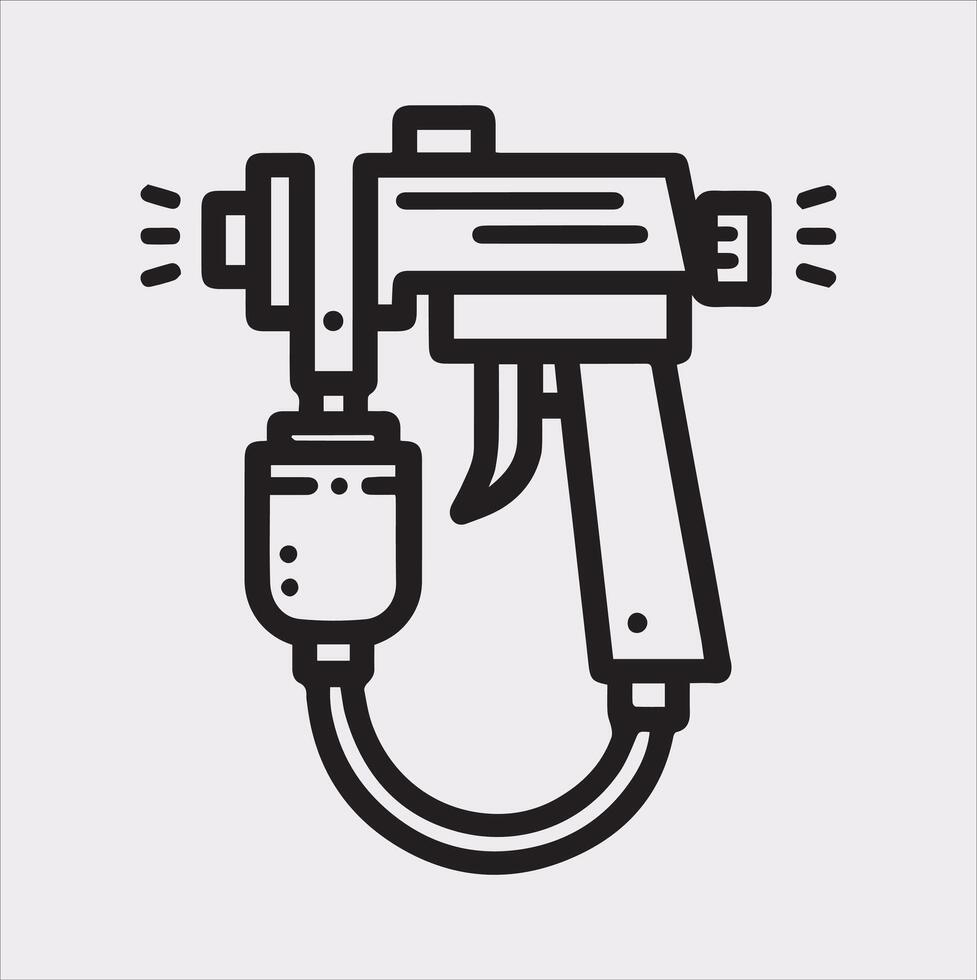 Perfect Paint Spray Silhouette for Digital Art Projects vector