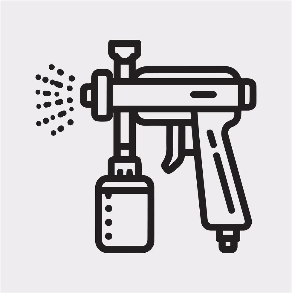 Paint Spray Silhouette Ready for Download vector