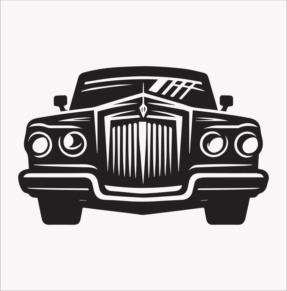 Professional Car Logo Silhouette Illustrations for Branding vector