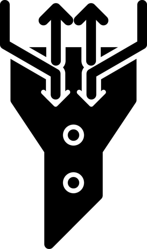 Sales Funnel Glyph Icon vector