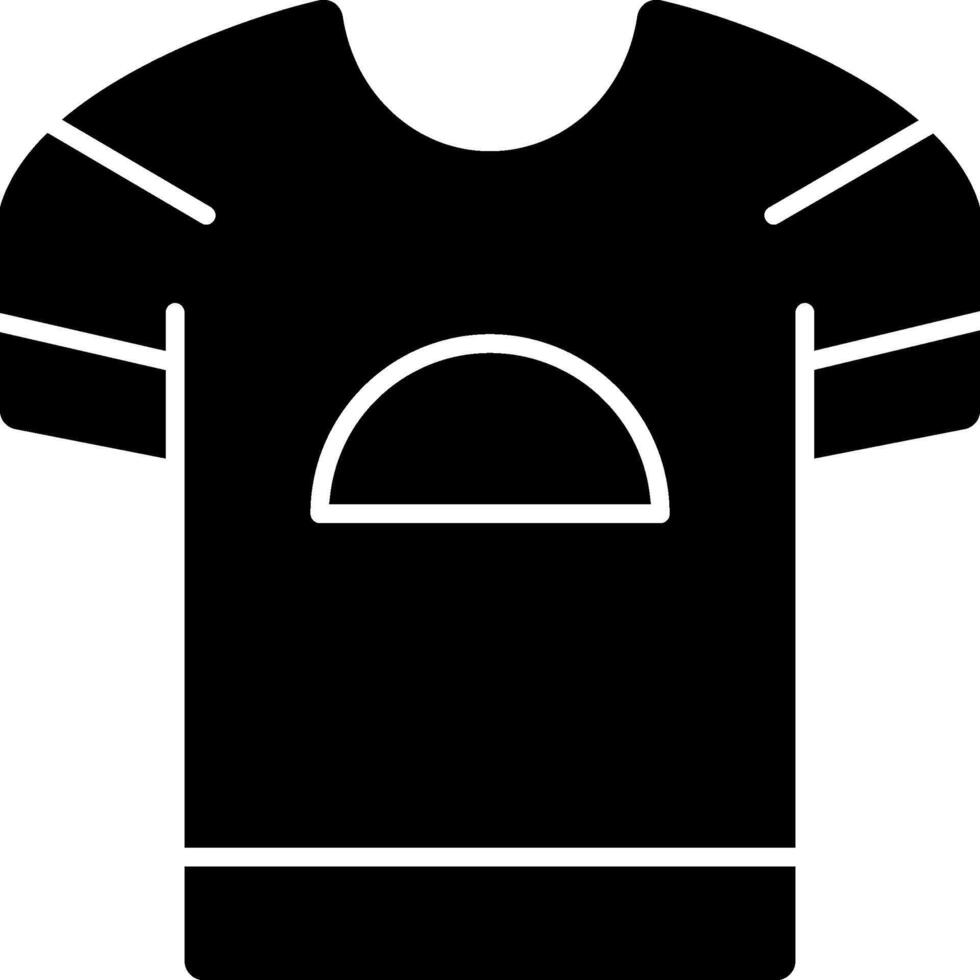 Tshirt Glyph Icon vector