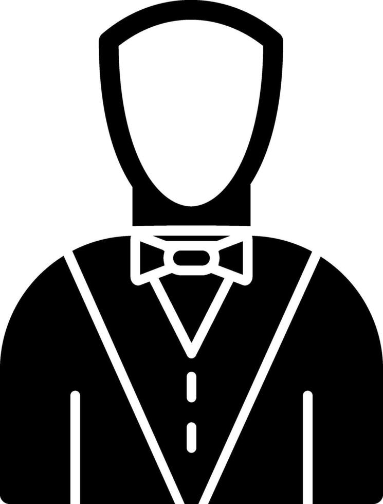 Crouper Glyph Icon vector