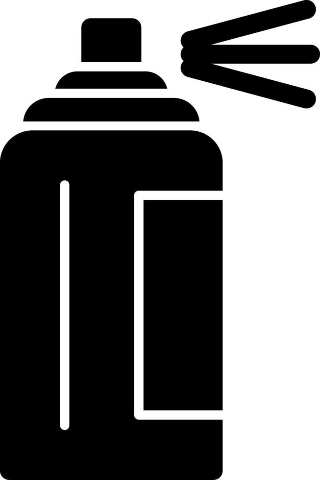 Spray Can Glyph Icon vector
