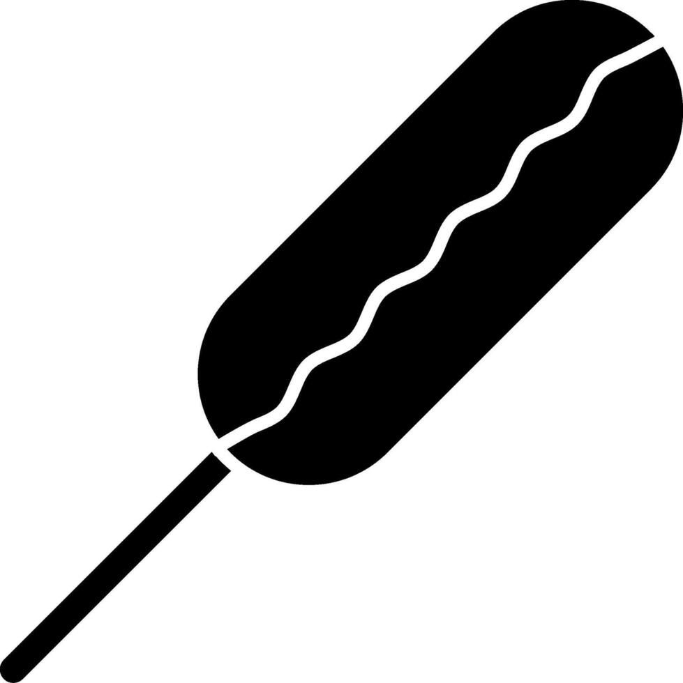 Kebab Glyph Icon vector