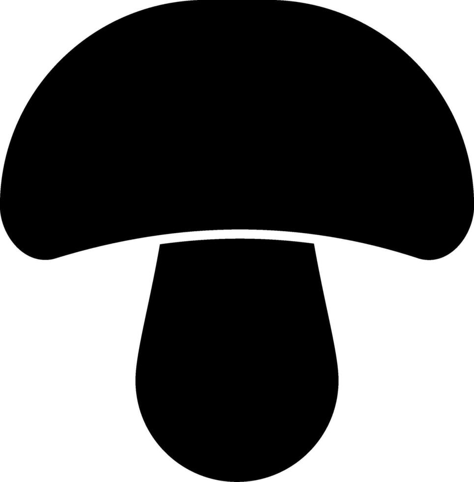 Mushrooms Glyph Icon vector