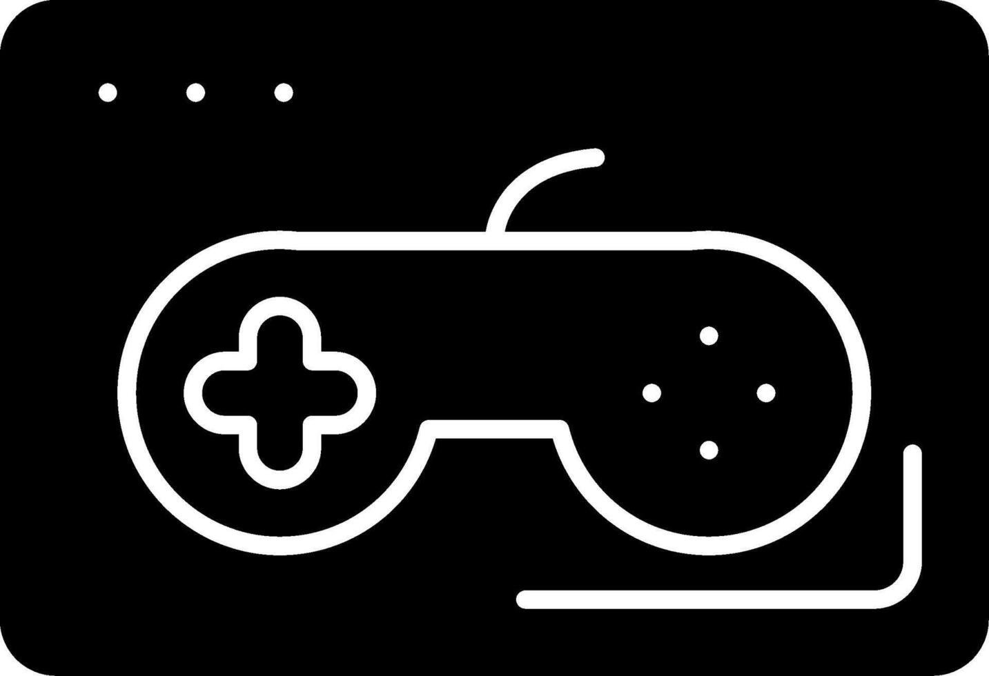 Game Glyph Icon vector