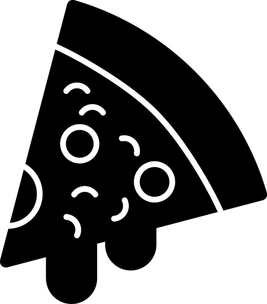 Pizza Glyph Icon vector
