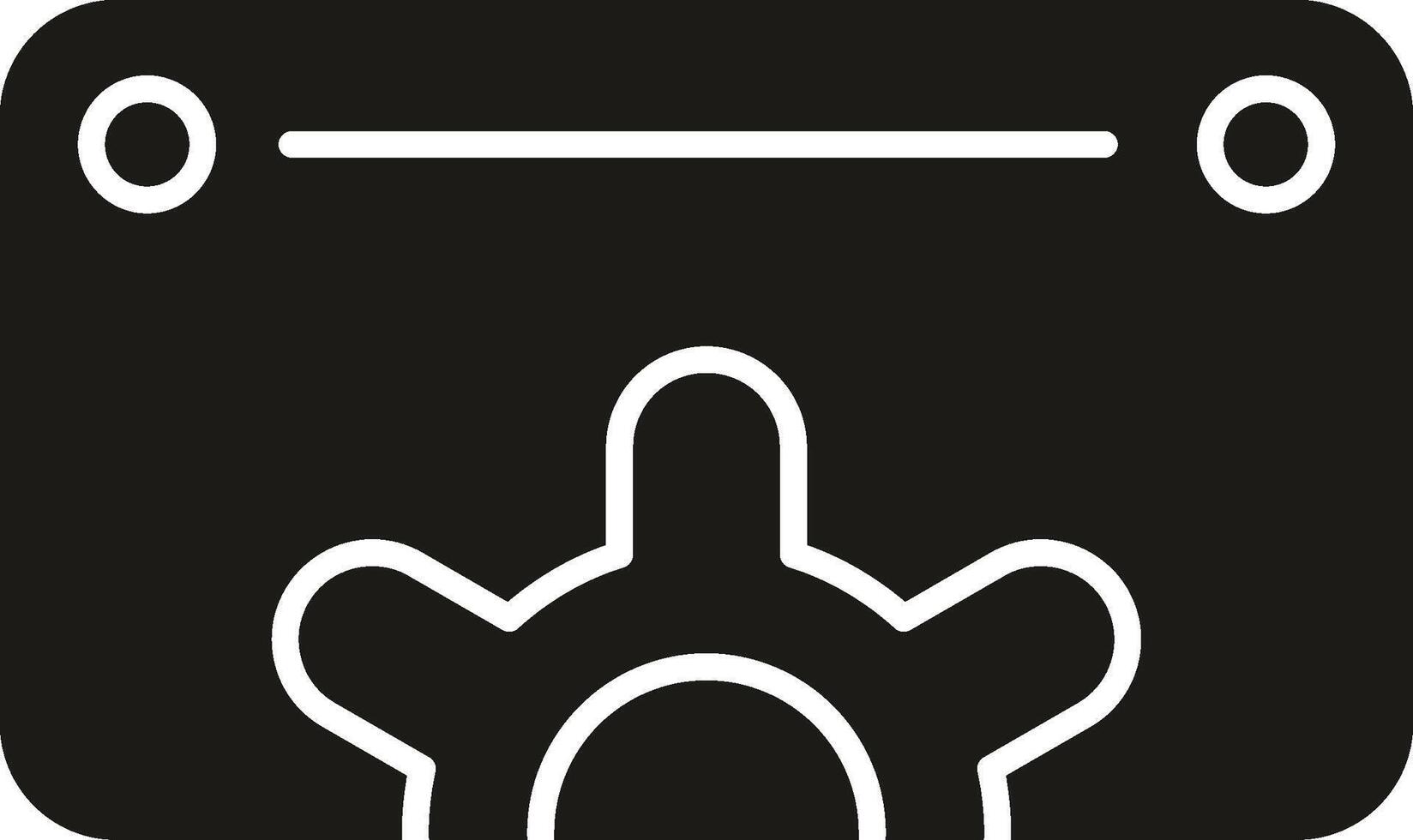 Website Glyph Icon vector