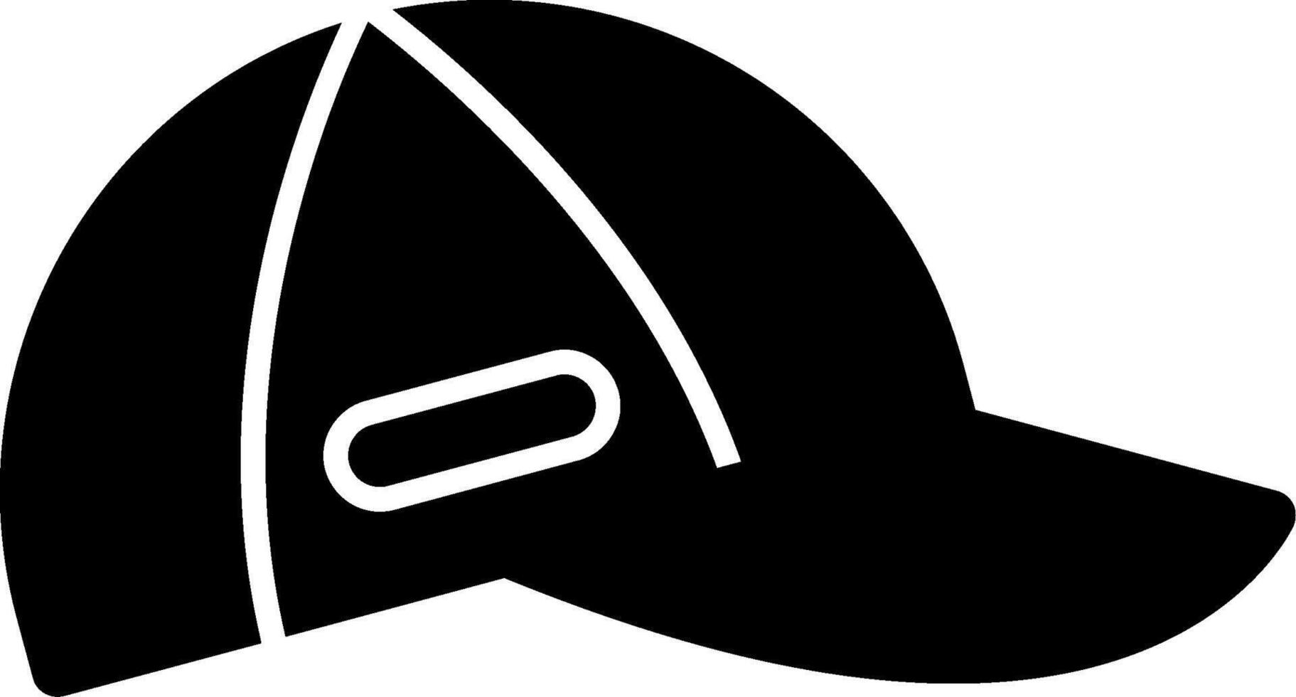 Cap Glyph Icon vector
