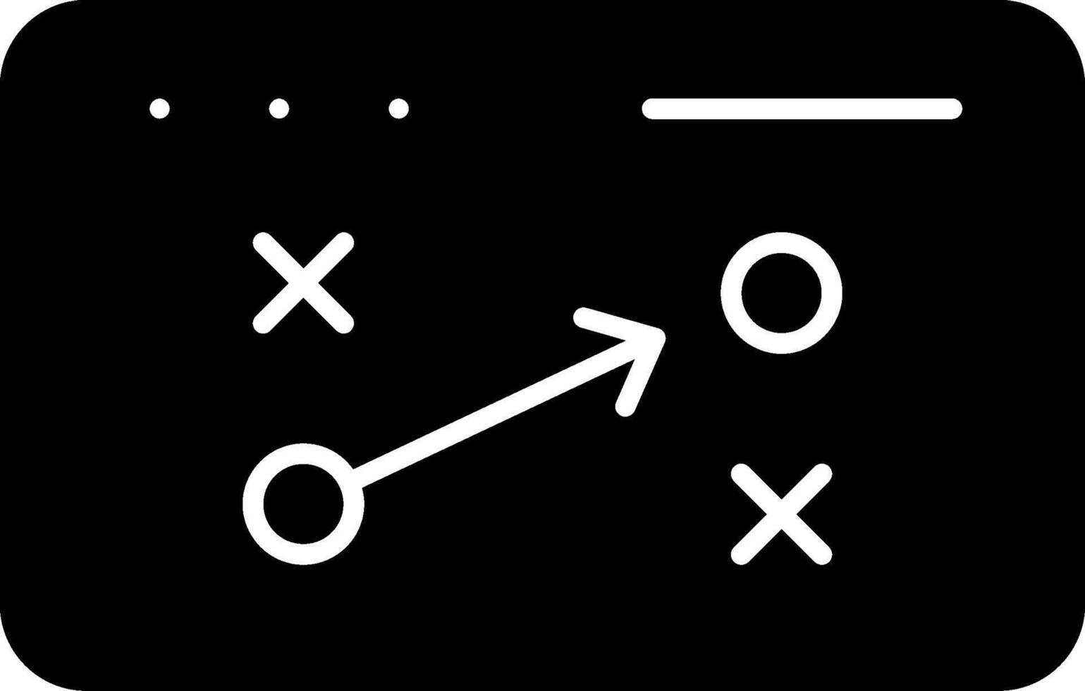 Strategy Glyph Icon vector