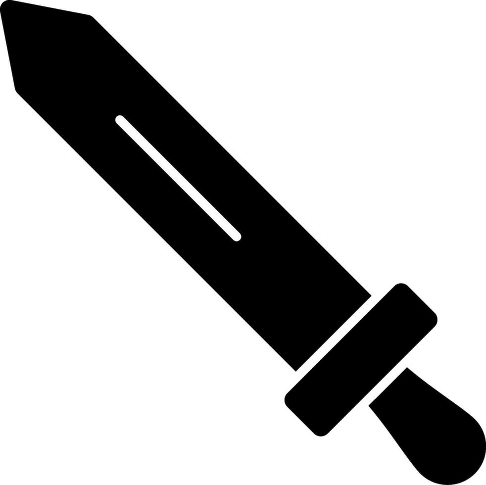 Sword Glyph Icon vector