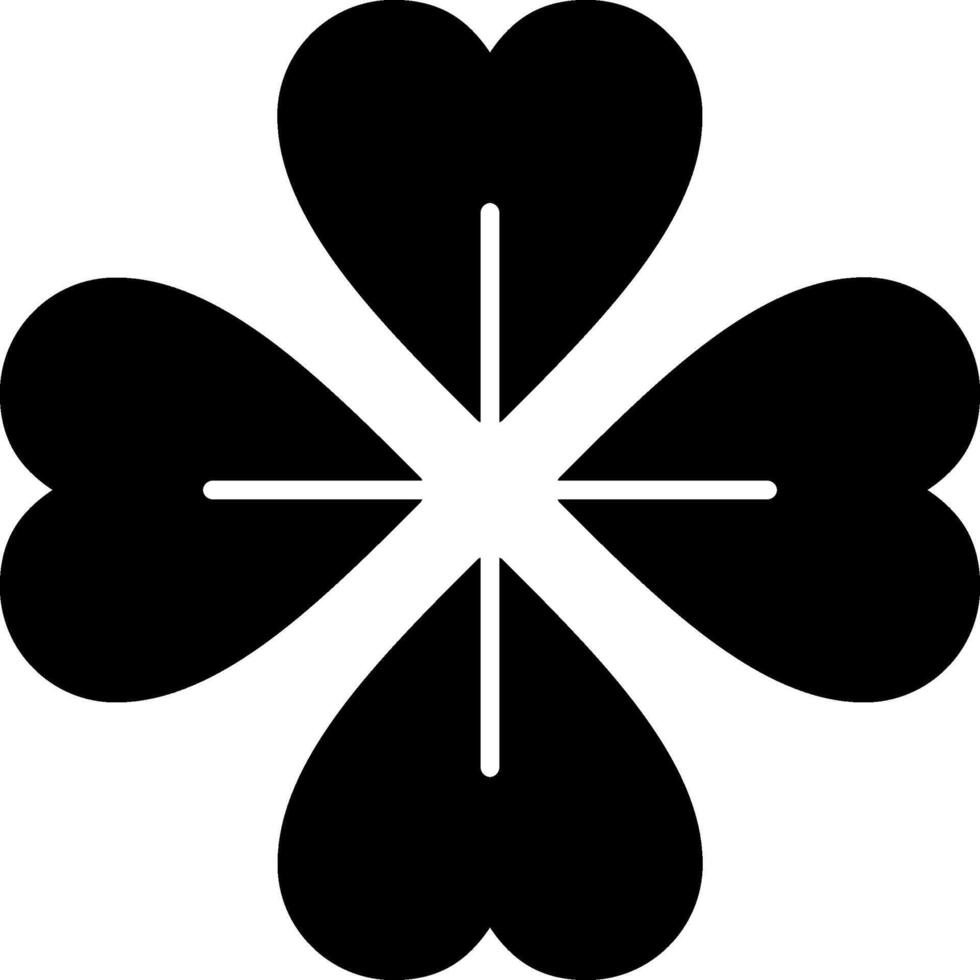 Luck Glyph Icon vector